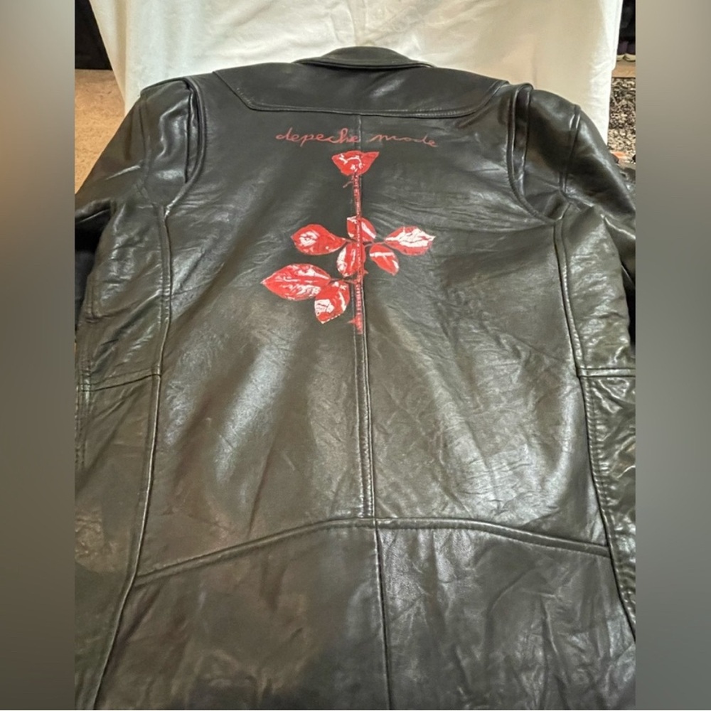 Deadwood Depeche Mode Leather Jacket size 44 (size 12/XXL).